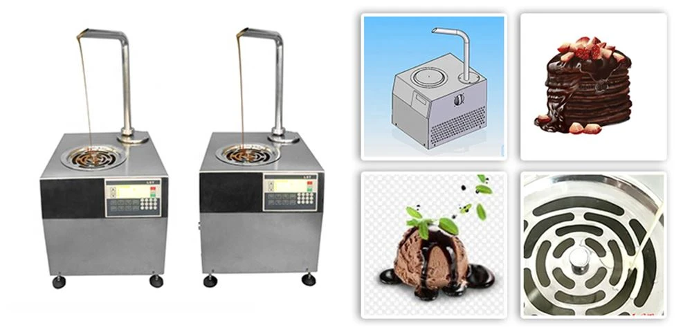 chocolate tempering machine for ice cream decoration